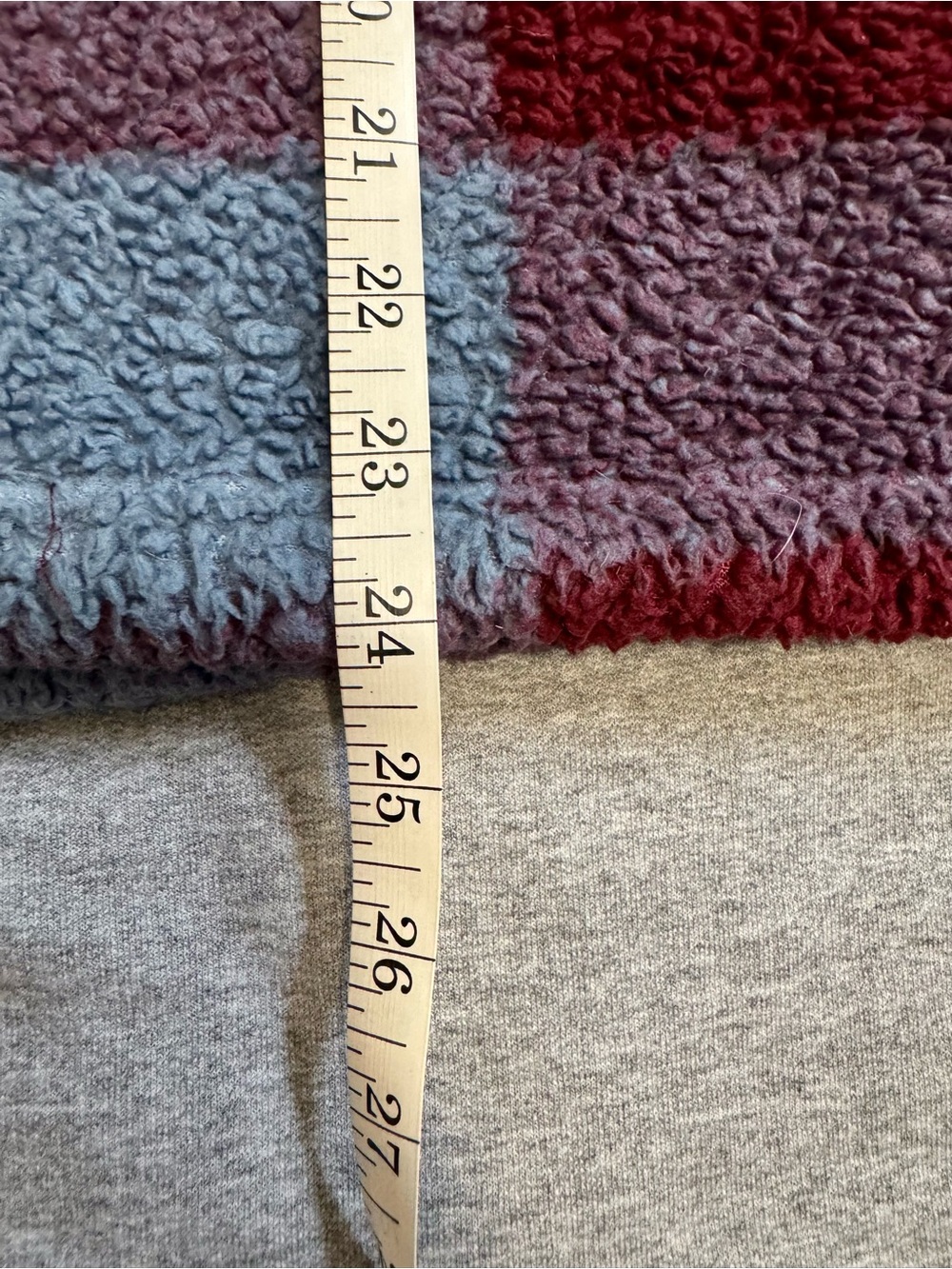 Eddie Bauer Cozy Buffalo Check Sherpa Fleece Quarter-Zip Pullover - Womens XL - Picture 3 of 7